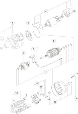 Handler.Part Starter MAHLE MS333 1