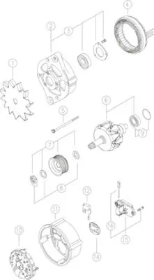 Handler.Part Alternator MAHLE MG321 1