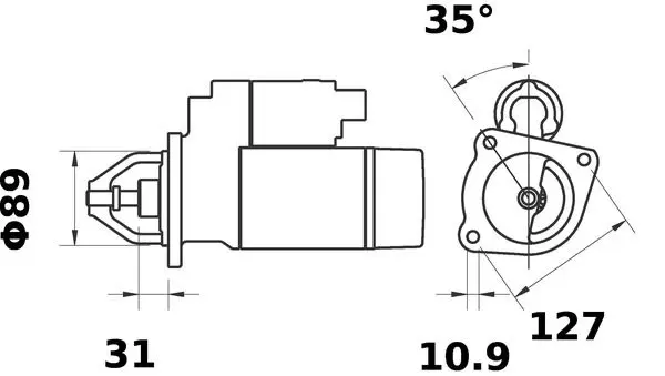 Handler.Part Starter MAHLE MS435 2