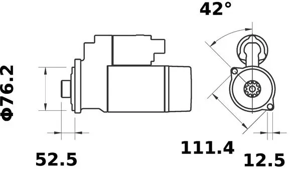 Handler.Part Starter MAHLE MS383 2