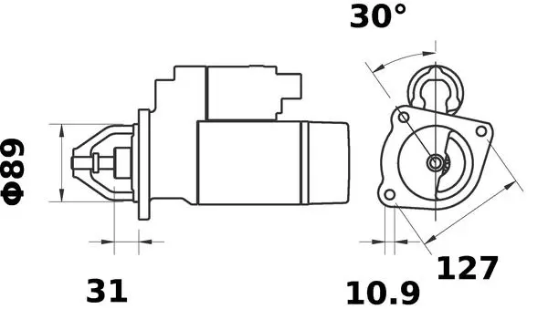 Handler.Part Starter MAHLE MS356 2