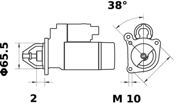 Handler.Part Starter MAHLE MS324 2