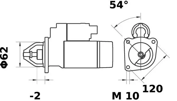 Handler.Part Starter MAHLE MS253 1