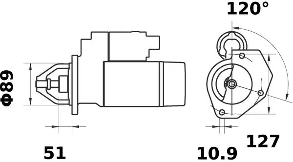 Handler.Part Starter MAHLE MS100 2