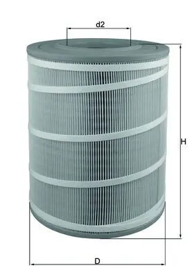 Handler.Part Air filter MAHLE LX3480 1