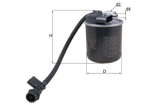 Handler.Part Fuel filter MAHLE KL947 1