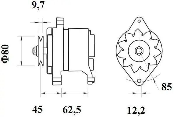 Handler.Part Alternator MAHLE MG369 2