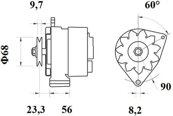 Handler.Part Alternator MAHLE MG389 2