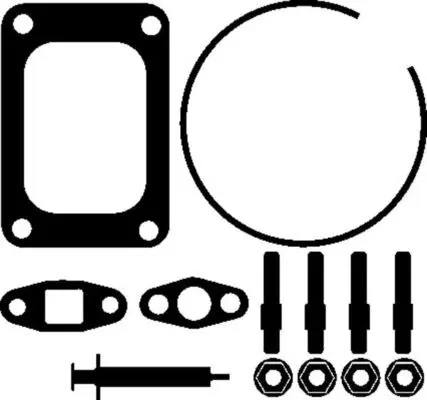 Handler.Part Mounting kit, charger MAHLE 038TA18618000 1