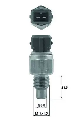 Handler.Part Sensor, coolant temperature MAHLE TSE32 1