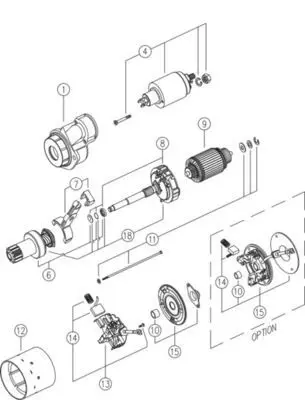 Handler.Part Starter MAHLE MS383 3