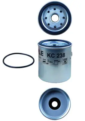 Handler.Part Fuel filter MAHLE KC238D 2