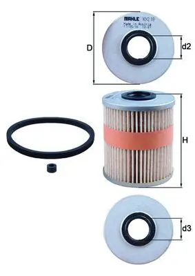 Handler.Part Fuel filter MAHLE KX218D 1