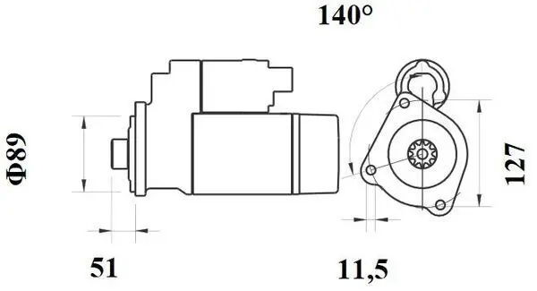 Handler.Part Starter MAHLE MS769 2