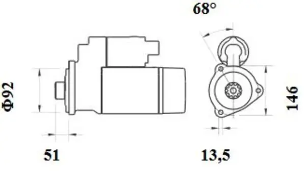 Handler.Part Starter MAHLE MS778 2