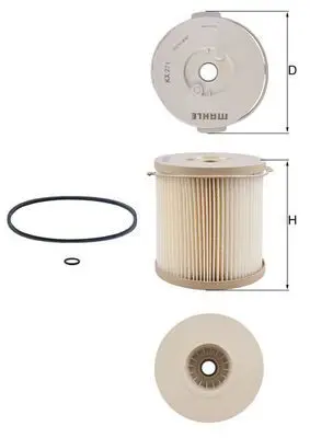 Handler.Part Fuel filter MAHLE KX271D 1