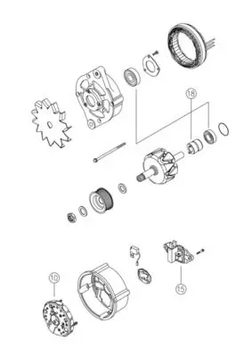 Handler.Part Alternator MAHLE MG803 3