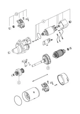 Handler.Part Charger, charging system MAHLE 213TC17694000 1