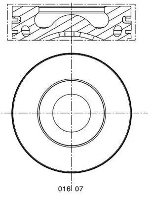 Handler.Part Piston MAHLE 0160700 1