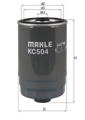 Handler.Part Fuel filter MAHLE KC504 1