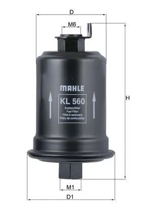 Handler.Part Fuel filter MAHLE KL560 1