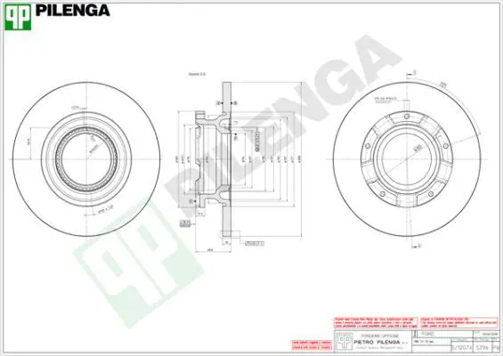 Handler.Part Brake disc PILENGA 5294 1