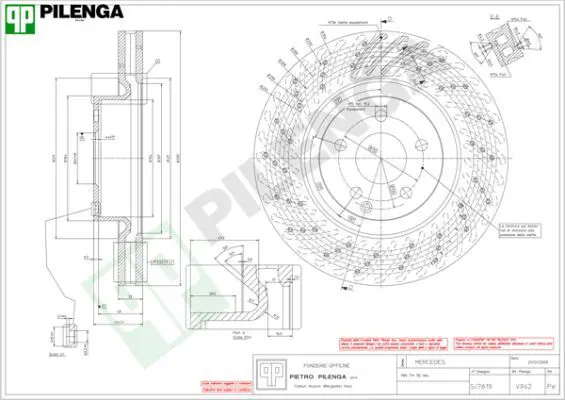 Handler.Part Brake disc PILENGA V942 1