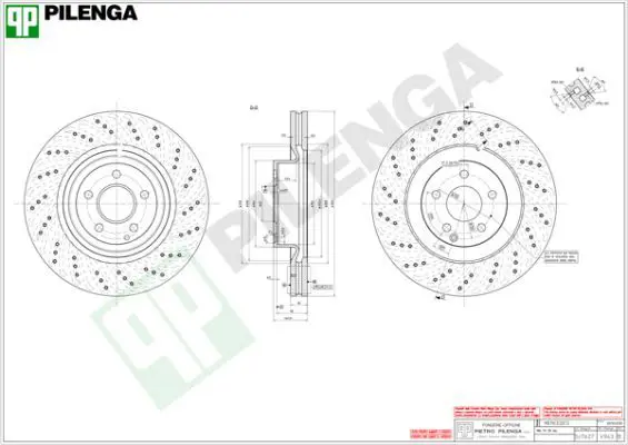 Handler.Part Brake disc PILENGA V943 1