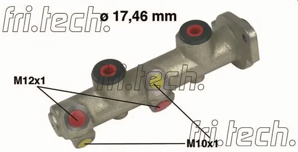 Handler.Part Brake master cylinder fri.tech. PF128 1