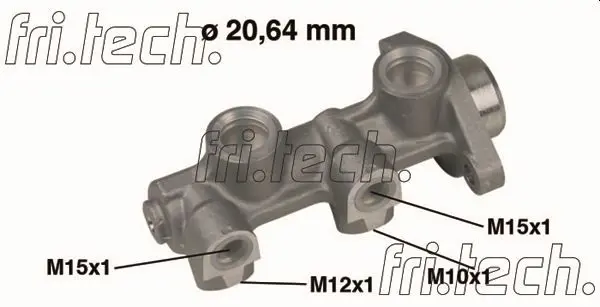 Handler.Part Brake master cylinder fri.tech. PF162 1