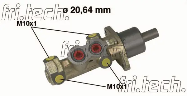 Handler.Part Brake master cylinder fri.tech. PF201 1