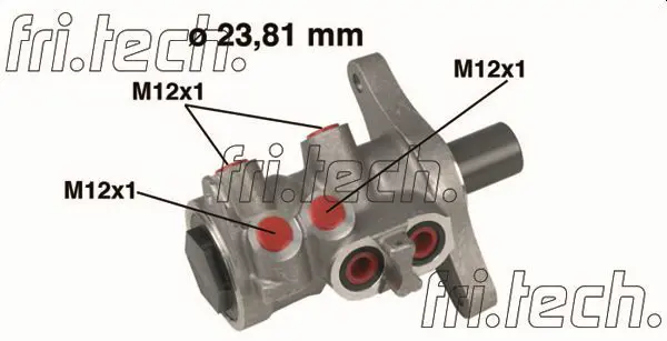 Handler.Part Brake master cylinder fri.tech. PF480 1