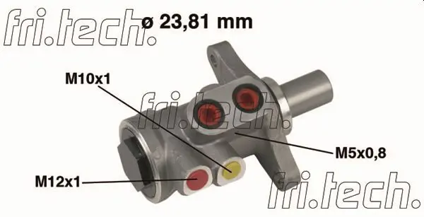 Handler.Part Brake master cylinder fri.tech. PF528 1