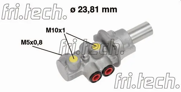 Handler.Part Brake master cylinder fri.tech. PF847 1