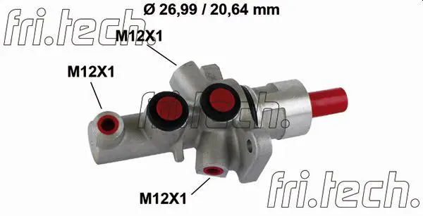 Handler.Part Brake master cylinder fri.tech. PF976 1