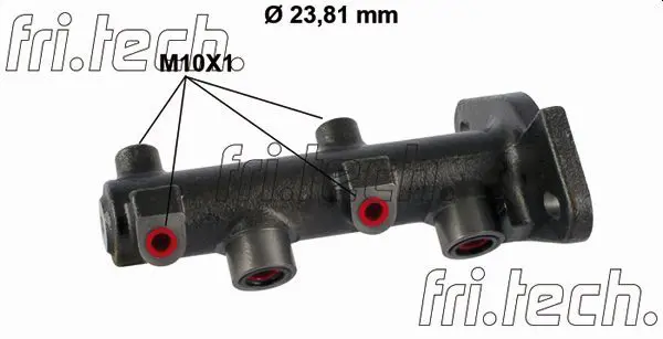 Handler.Part Brake master cylinder fri.tech. PF398 1