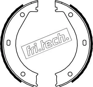 Handler.Part Brake shoe set, parking brake fri.tech. 1019023 1