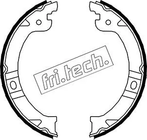 Handler.Part Brake shoe set, parking brake fri.tech. 1023002 1