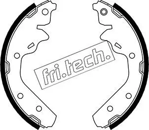 Handler.Part Brake shoe set fri.tech. 1023003 1