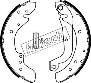 Handler.Part Brake shoe set fri.tech. 1034095 1