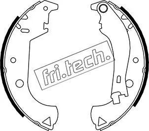 Handler.Part Brake shoe set fri.tech. 1034105Y 1