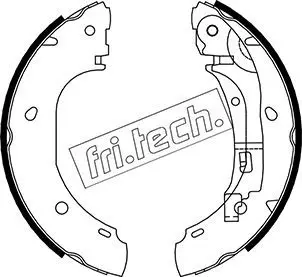 Handler.Part Brake shoe set fri.tech. 1034106 1