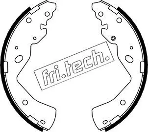 Handler.Part Brake shoe set fri.tech. 1040157 1