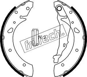 Handler.Part Brake shoe set fri.tech. 1044020 1