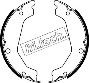 Handler.Part Brake shoe set, parking brake fri.tech. 1046219 1