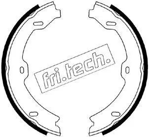 Handler.Part Brake shoe set, parking brake fri.tech. 1052134 1