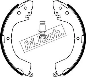 Handler.Part Brake shoe set fri.tech. 1064171 1