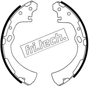 Handler.Part Brake shoe set fri.tech. 1067175 1