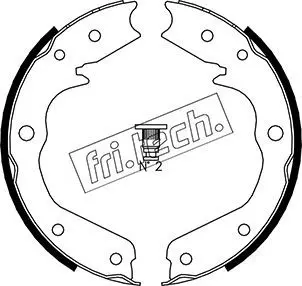 Handler.Part Brake shoe set, parking brake fri.tech. 1073173 1