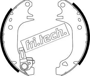 Handler.Part Brake shoe set fri.tech. 1088210Y 1